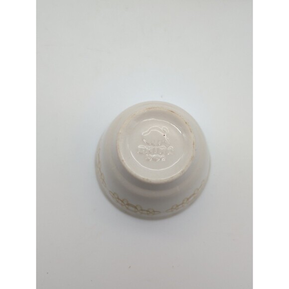 Vtg Buffalo China Mustard Loops Soup Cups Set Of 3 Restaurant Ware Replacement - Picture 4 of 5